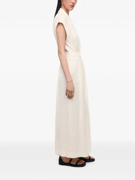 Rochie maxi 12 Storeez plic alb