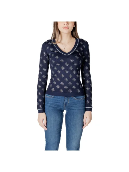 Guess pulover ROSIE albastru