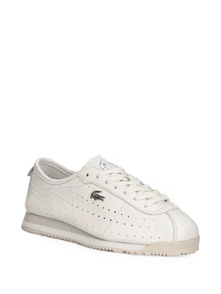 Sneakerși Lacoste cu autograf alb