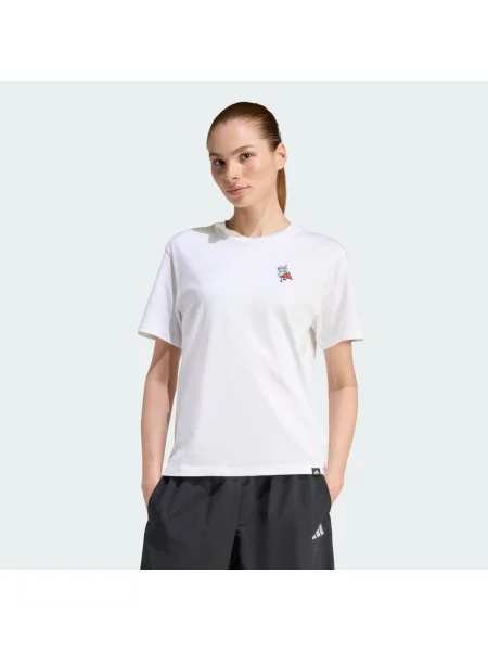FOOD REGULAR GRAPHIC T-SHIRT biała
