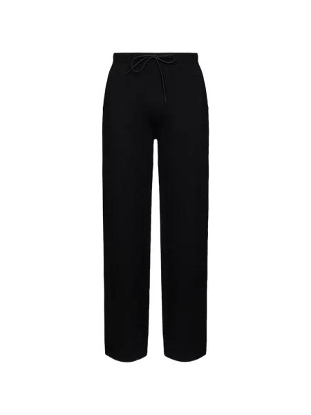 Pantaloni Hevo tricotate cu cordon negru