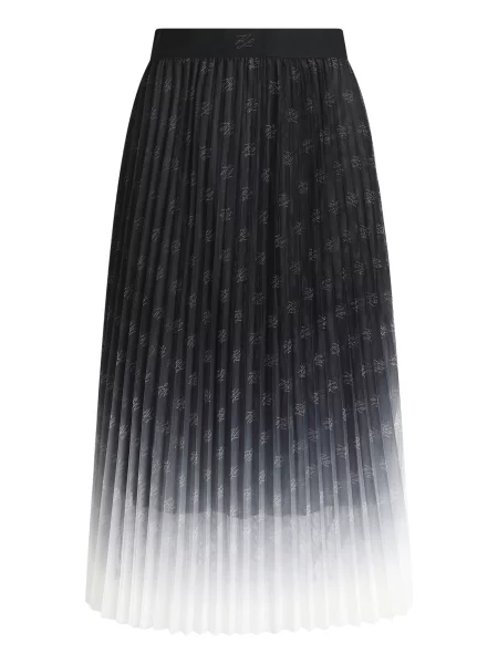 Karl Lagerfeld Fustă gri / negru / murdar alb