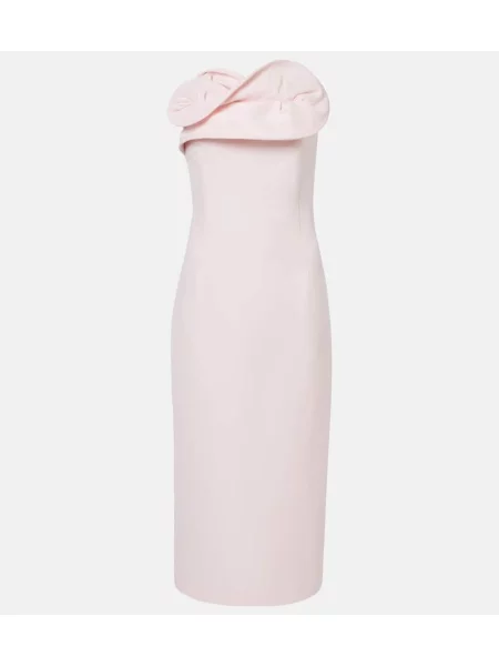 Rochie Magda Butrym de mătase de costum roz