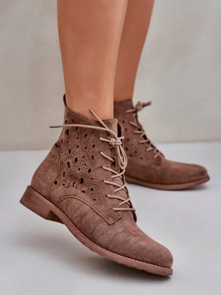 Šněrovací kotníkové boty S. Barski