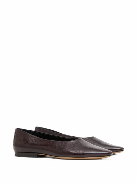 Balerini Mansur Gavriel din piele de lac maro