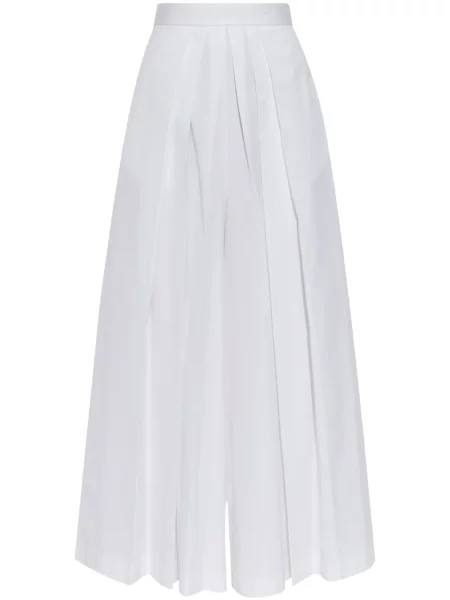 Pantaloni Fabiana Filippi plisate alb