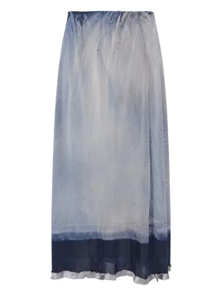 Fustă Maison Margiela cu imagine albastru