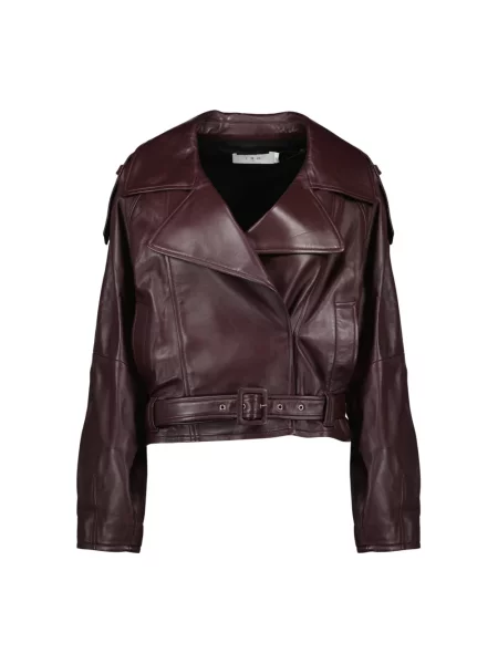 Kurtka skórzana Iro czerwona