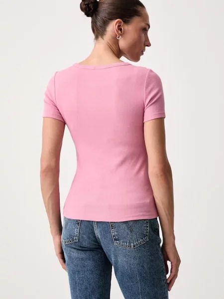 Levi's T-shirt z HAYES różowa