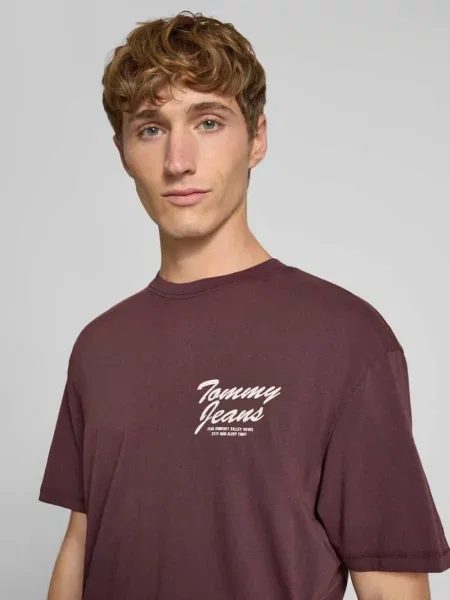 T-shirt o kroju relaxed fit z czystej bawełny Tommy Jeans