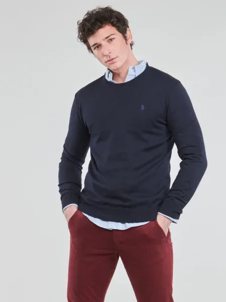 Hímzett szvetter Polo Ralph Lauren kék