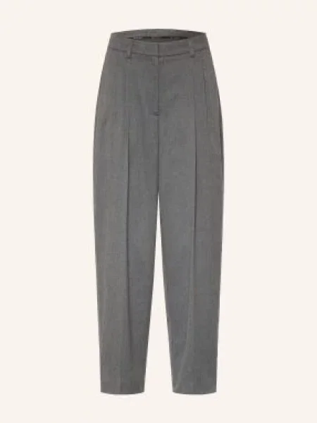 Smith & Soul Kalhoty Z Flanelu tmavě šedá