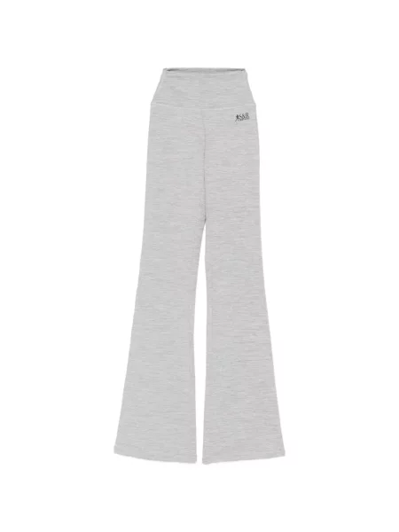 Leggings Sporty & Rich cu imagine evazate gri