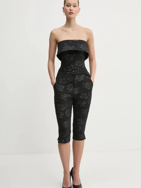 Блуза Rotate з аплікацією чорна