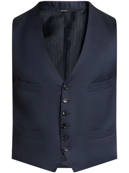 Vestă din puf Tom Ford albastru