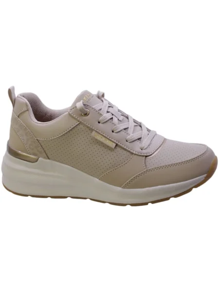 Pantofi Skechers cu buline bej