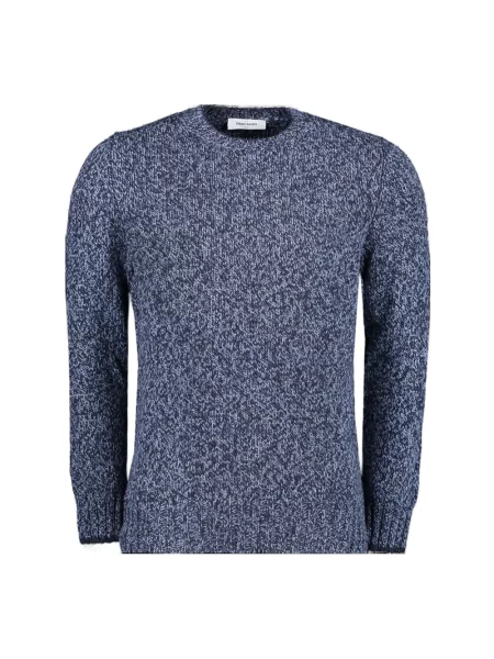 Sweter Gran Sasso wełniany niebieski