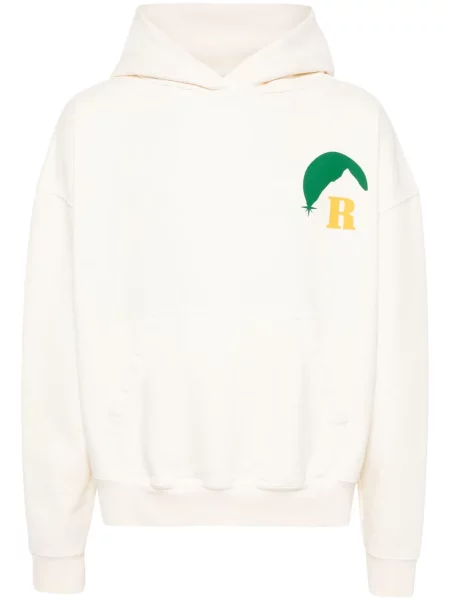 Hanorac cu glugă Rhude alb