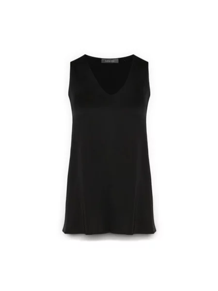 Lniany top Elena Miro' czarny