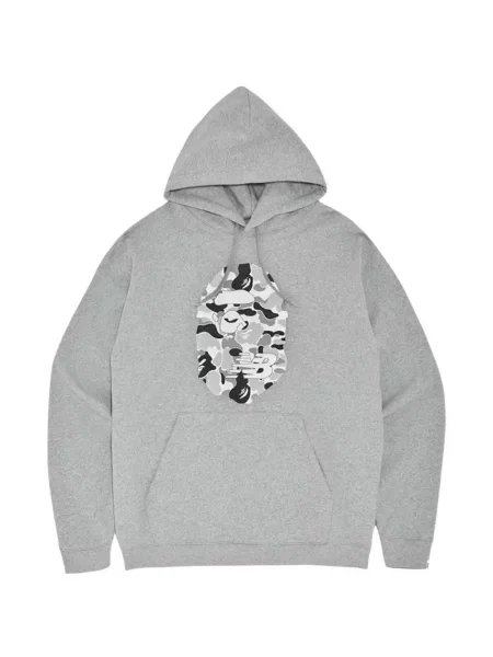 Hanorac cu glugă A Bathing Ape® cu imagine gri