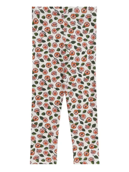 Legginsy dziecięce Kenzo białe