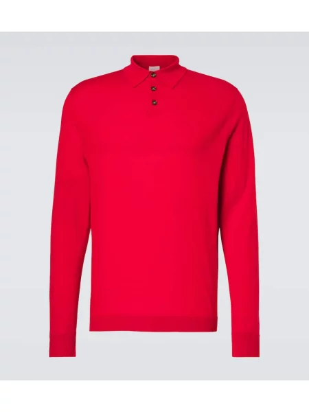 Polo Allude de lână roșu
