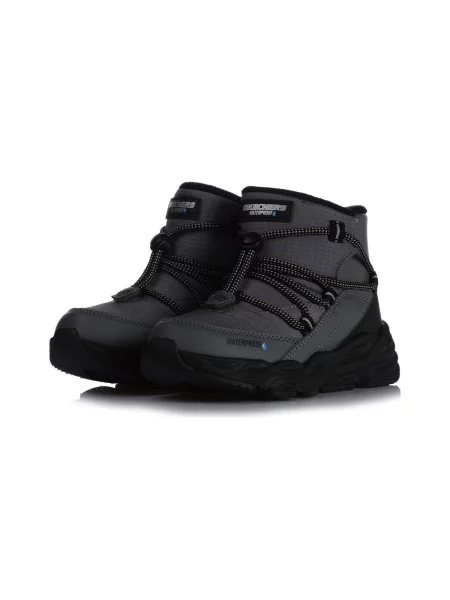Členkové topánky Skechers sivá