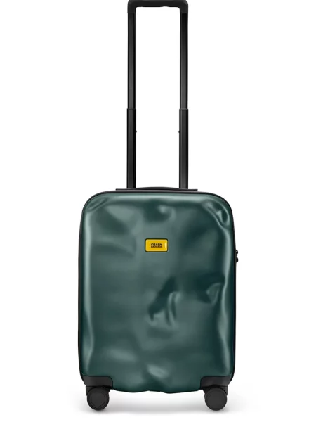 Crash Baggage kemény fedelű bőrönd ICON Small size cm zöld
