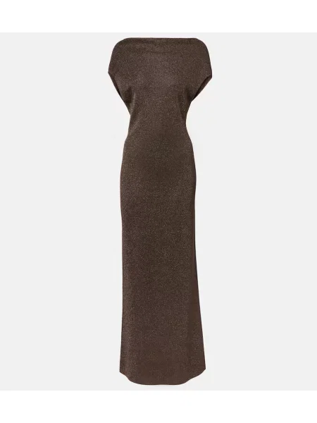 Rochie maxi Max Mara de costum maro