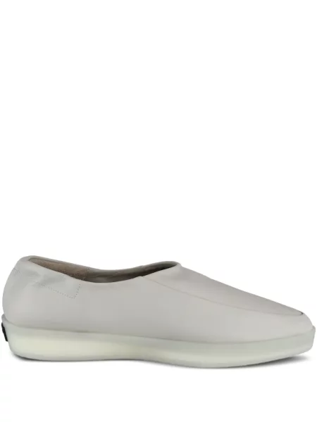 Kožené tenisky Fear Of God šedé