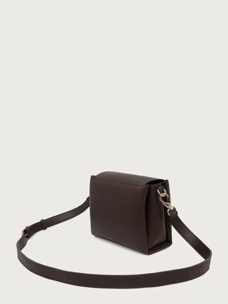Crossbody kabelka Valentino Bags z ekologickej kože hnedá