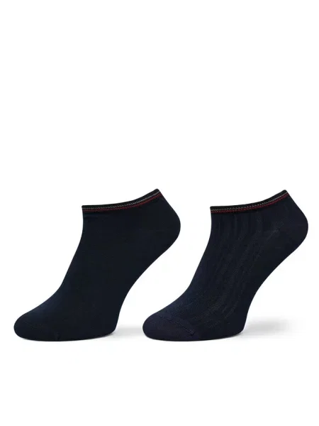 Krótkie skarpety z nadrukiem z logo w zestawie 2 szt. Tommy Hilfiger