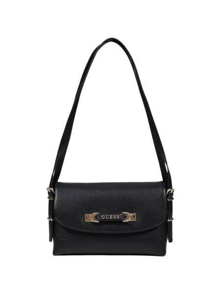 Kabelka GUESS Lefia Flap Shoulder Bag Black Universal černá