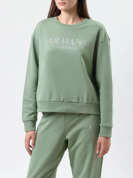 Костюмный спортивный костюм Armani Exchange зеленый