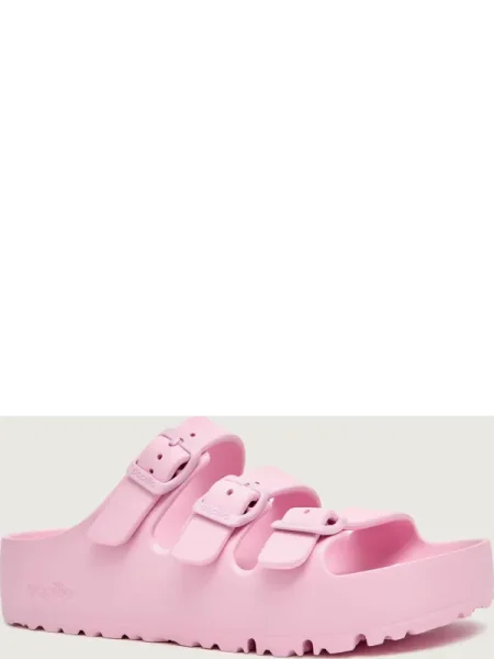 Papuci Birkenstock cu platformă roz