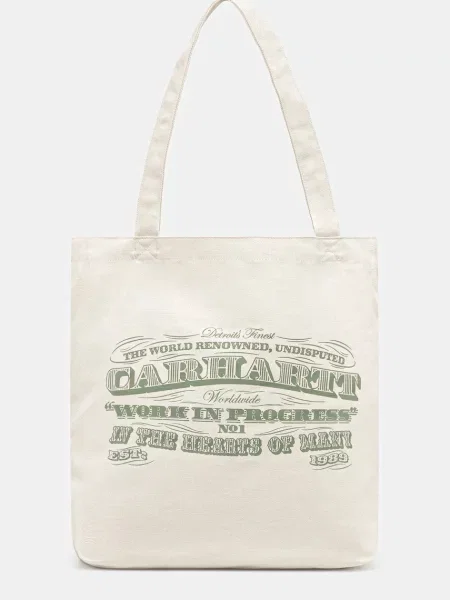 Carhartt WIP geantă de Canvas Graphic Tote bej