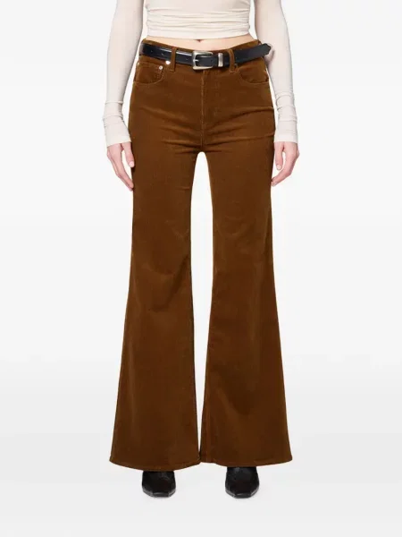 Pantaloni Citizens Of Humanity de catifea cord evazate maro