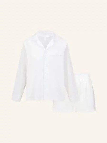 Skims Pyžamo Shorty Cotton Poplin Sleep snow contrast