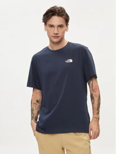 The North Face Koszulka S/S Simple Dome niebieska