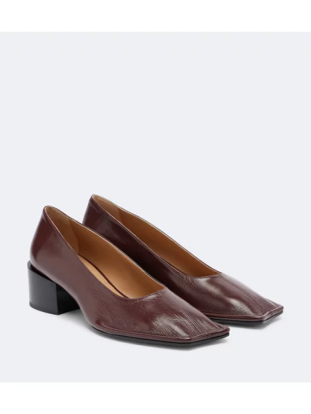 Pantofi cu toc Maison Margiela din piele maro