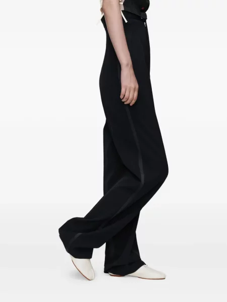Pantaloni Maison Margiela cu dungi negru