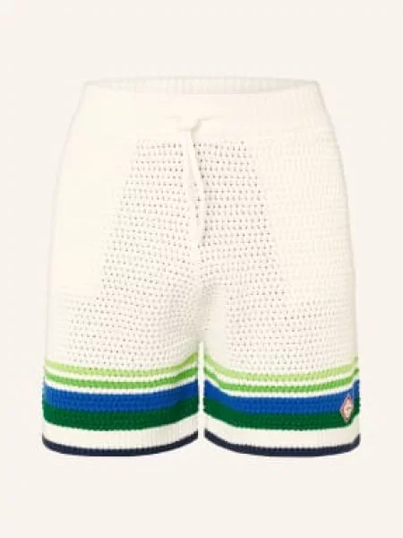 Casablanca Pletené Šortky / zelená / modrá bílá