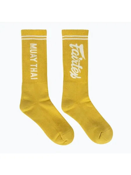 Fairtex zokni. Méret: EU sárga