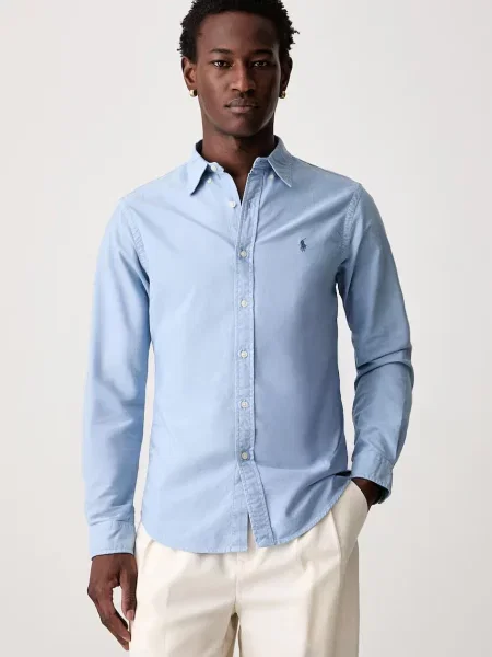 Polo Ralph Lauren cămașă pentru bărbați din albastru