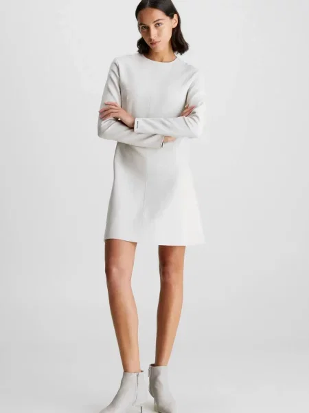 Сукня Calvin Klein кльош сіра
