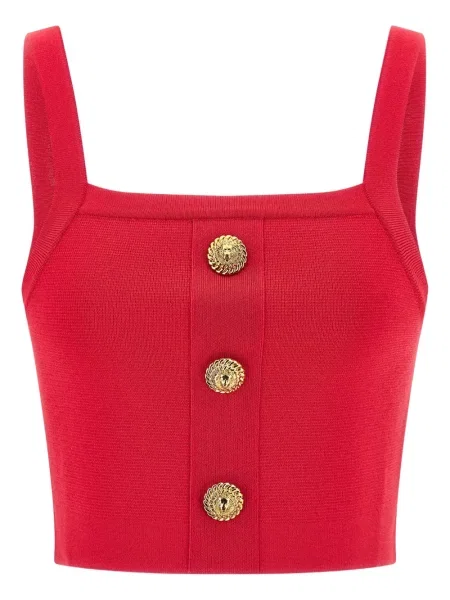 Top Balmain roșu