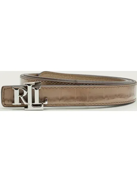 LAUREN RALPH LAUREN din piele cu două fețe maro