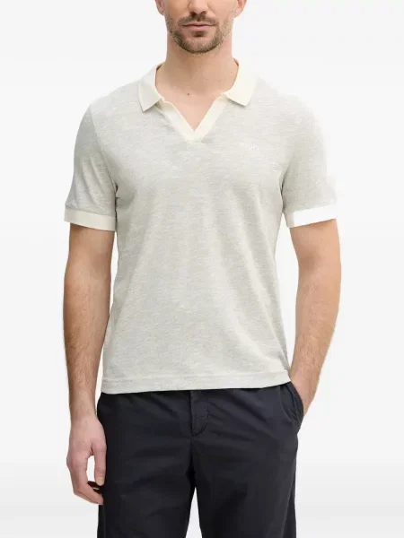 Gulerat tricou polo Joop! gri