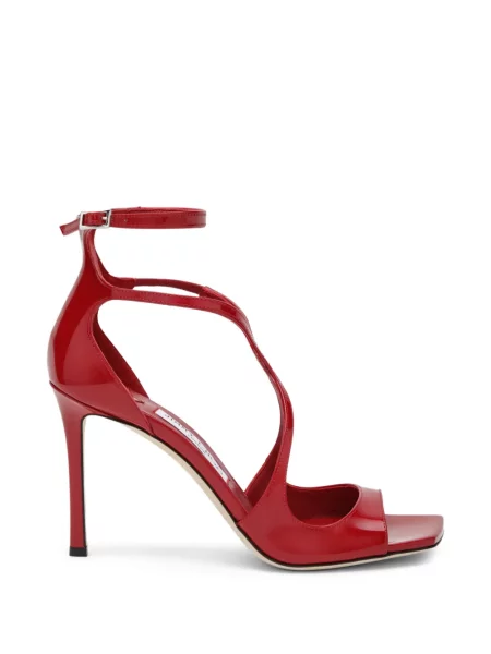 Sandale Jimmy Choo din piele roșu