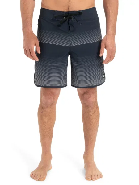 Spodenki boardshort dla Mężczyzn SURFSILK SCALLOP czarny